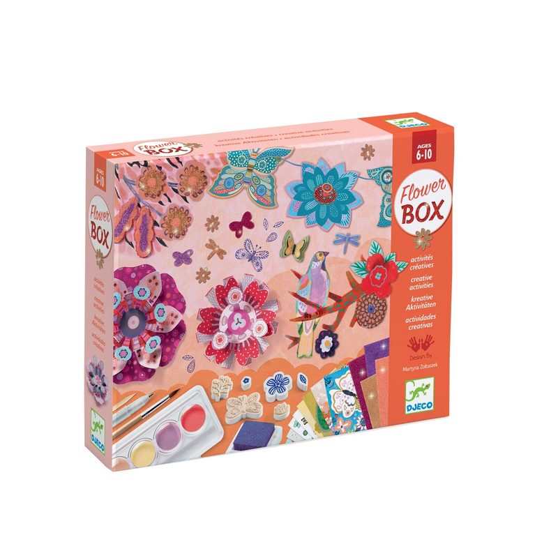 Coffret multi-activités Le jardin des fleurs Djeco