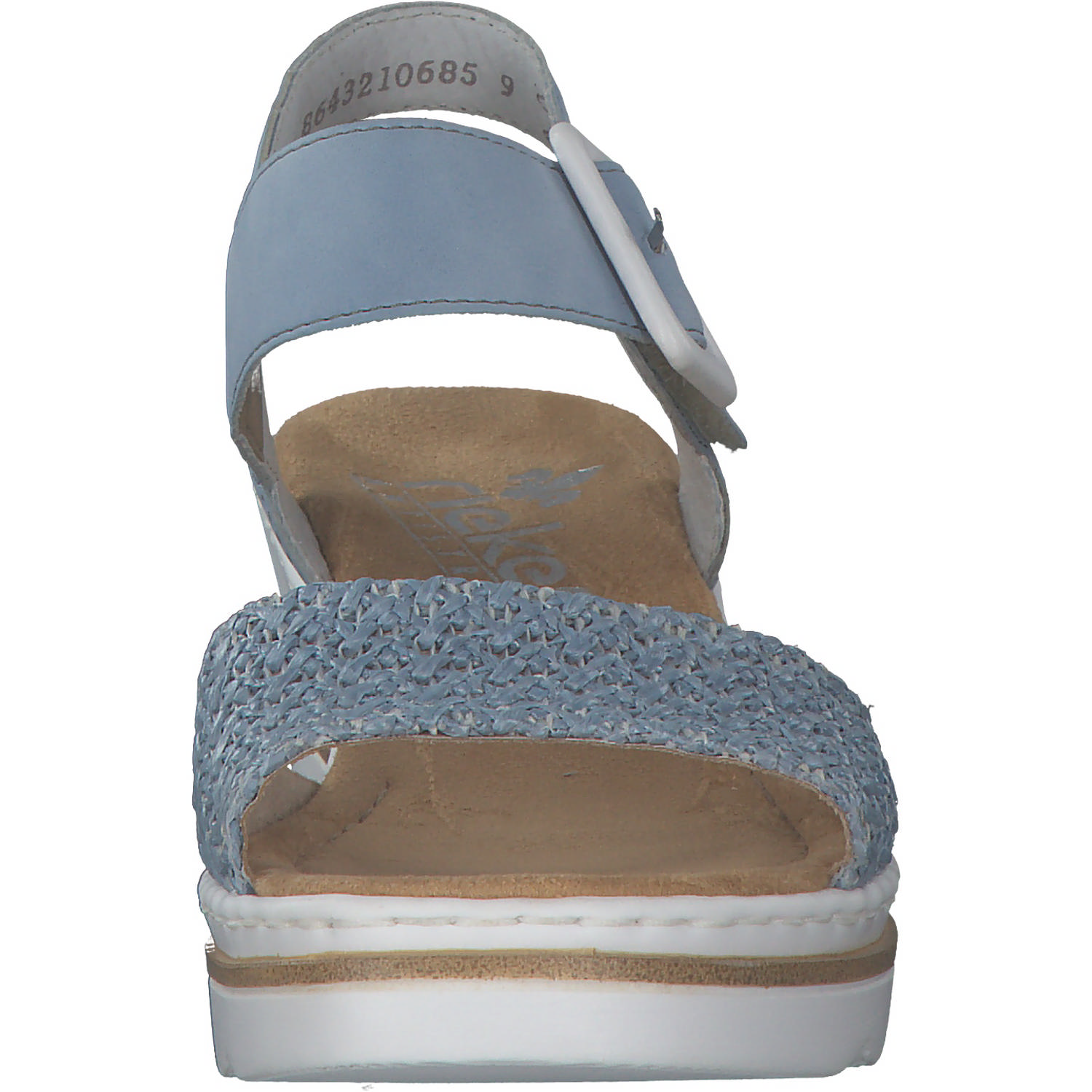 Rieker 67474, Keilsandaletten, Damen, Blau