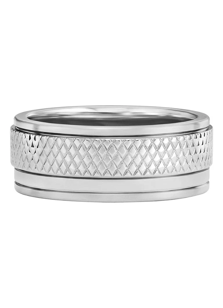 Fossil  Knox ring met glassteen JF04768042