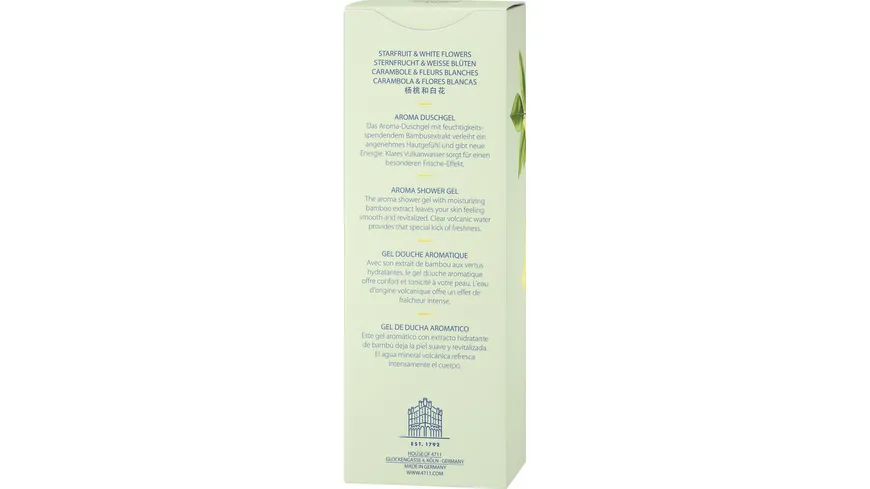 4711 ACQUA COLONIA Starfruit & White Flowers Aroma Shower Gel 200 ml