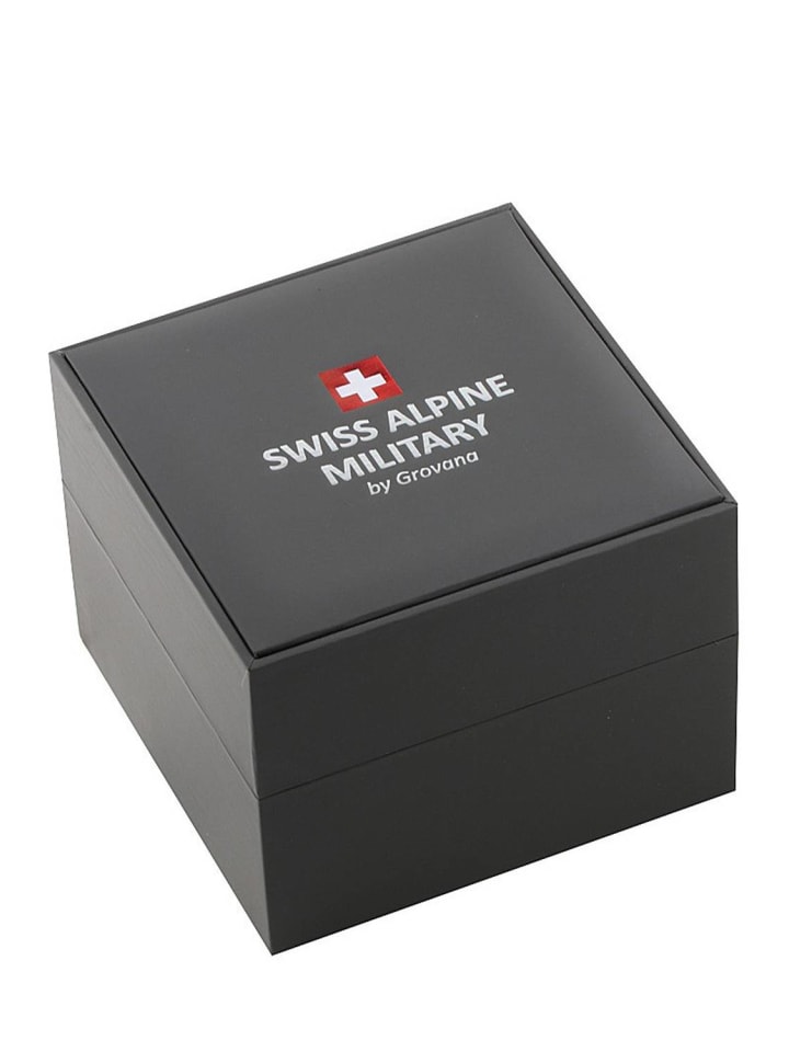 Swiss Alpine Military by Grovana Schweizer Uhr 7053. silberfarben in silber günstig kaufen onesize