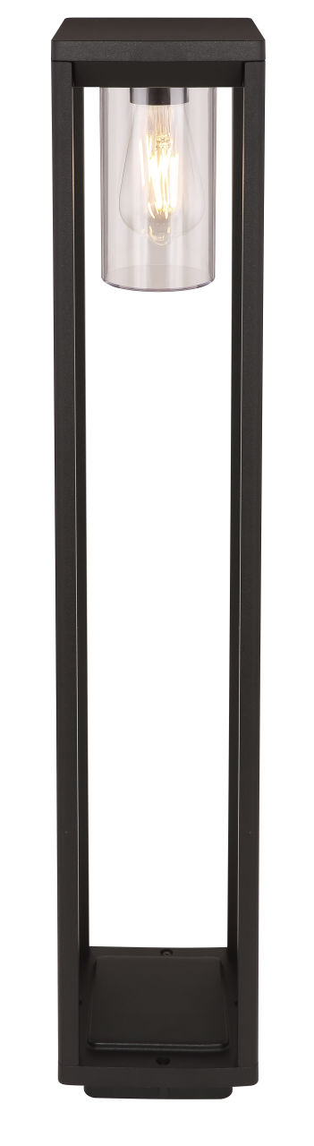 Globo Lighting - CANDELA - Außenleuchte Aluminium Druckguss schwarz matt, 1x E27 LED