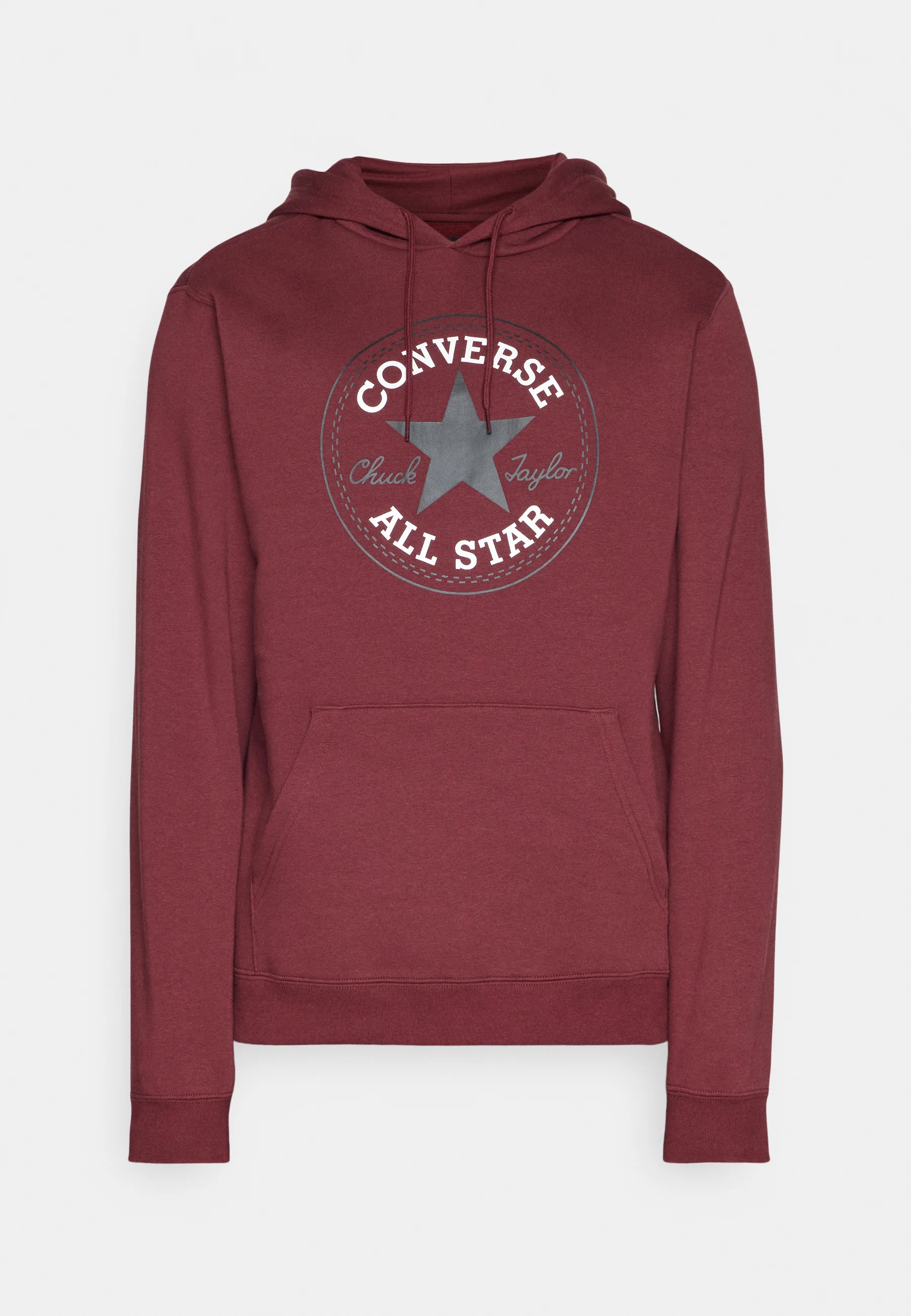 Sudadera con capucha Converse de ajuste estándar con parche Chuck Core grande en el centro del frente - Sudadera