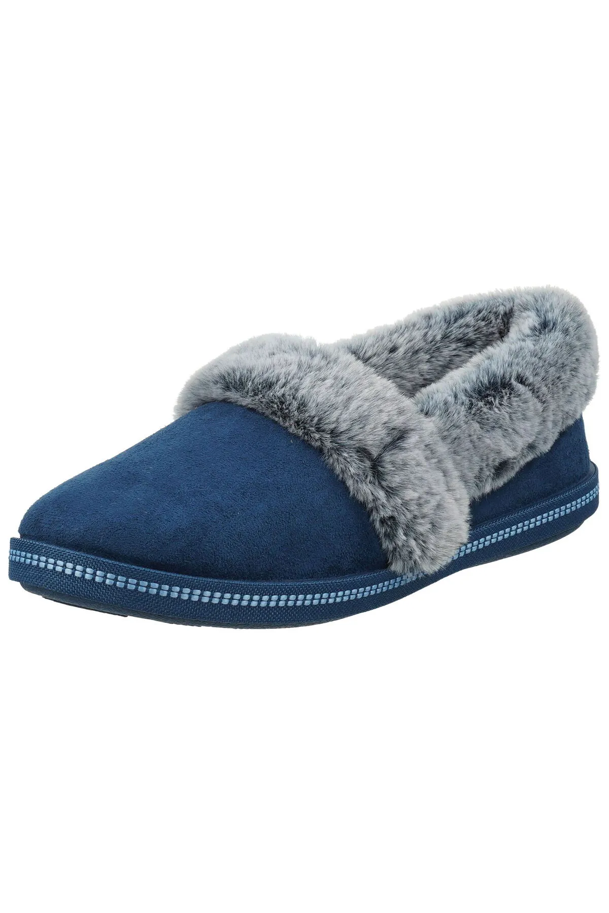 SKECHERS  Hausschuh - Blau - Flacher Absatz