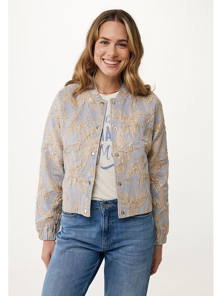 Mexx Blouson in Hellgrau/ Gold günstig kaufen