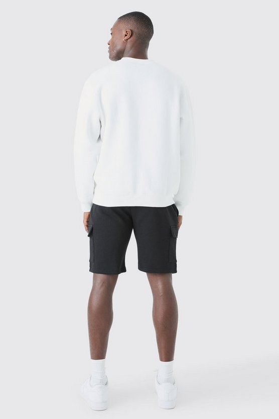 Slim Mid Cargo Jersey Short