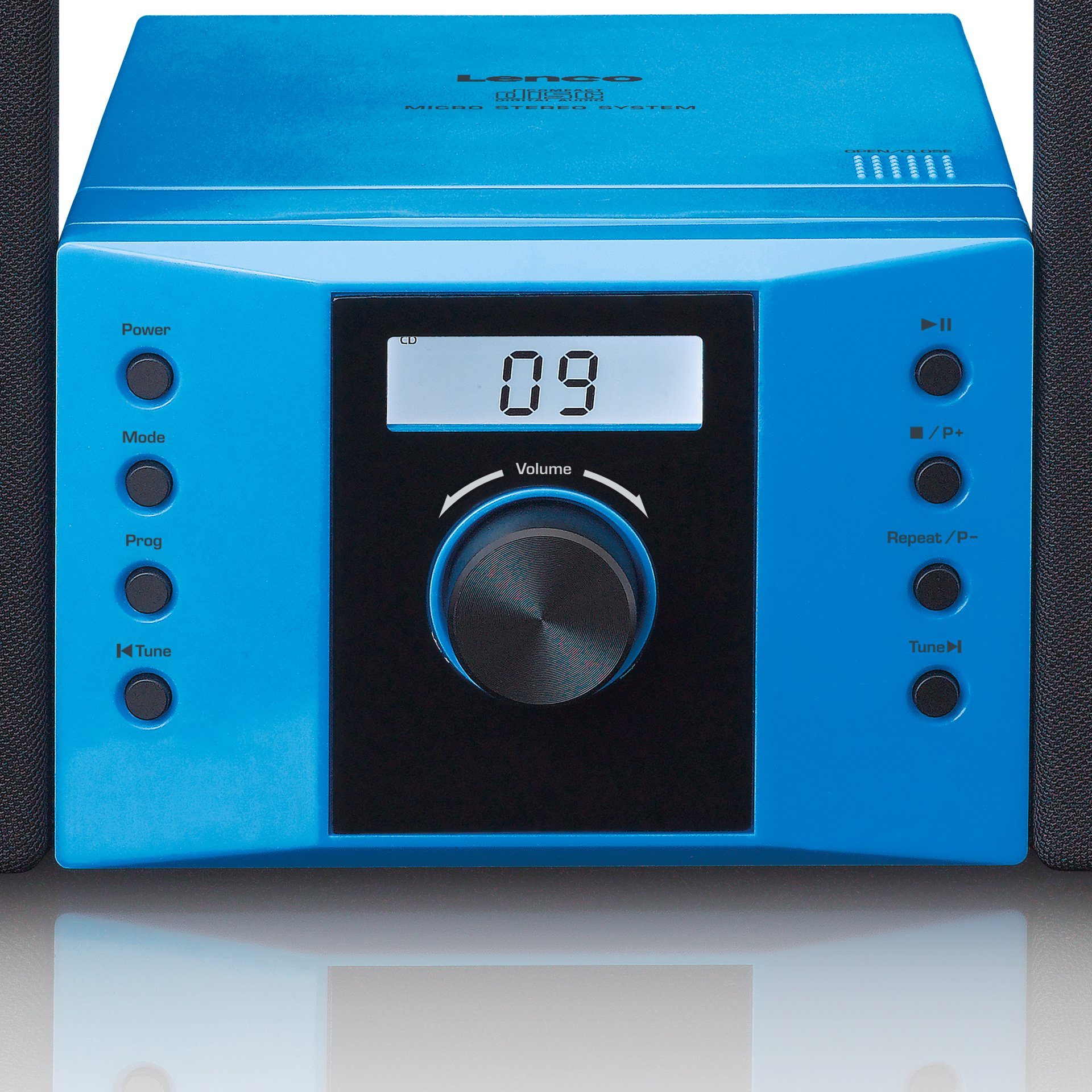 Lenco Micro Set mit CD, FM radio, AUX-IN, Sticker Stereoanlage (FM-Tuner)