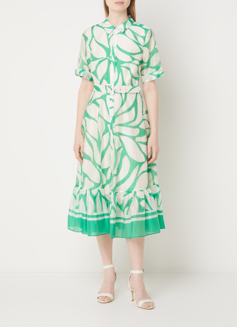 Vestido camisero midi Phase Eight Daphne en mezcla de lyocell con cinturón.
