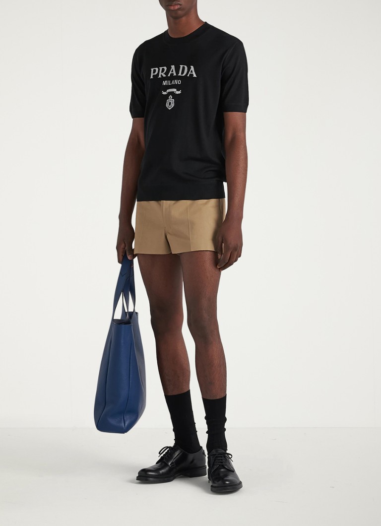Prada wool sweater with logo print