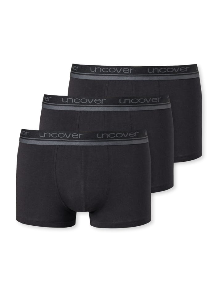 Schiesser Boxershorts Uncover in Schwarz günstig kaufen