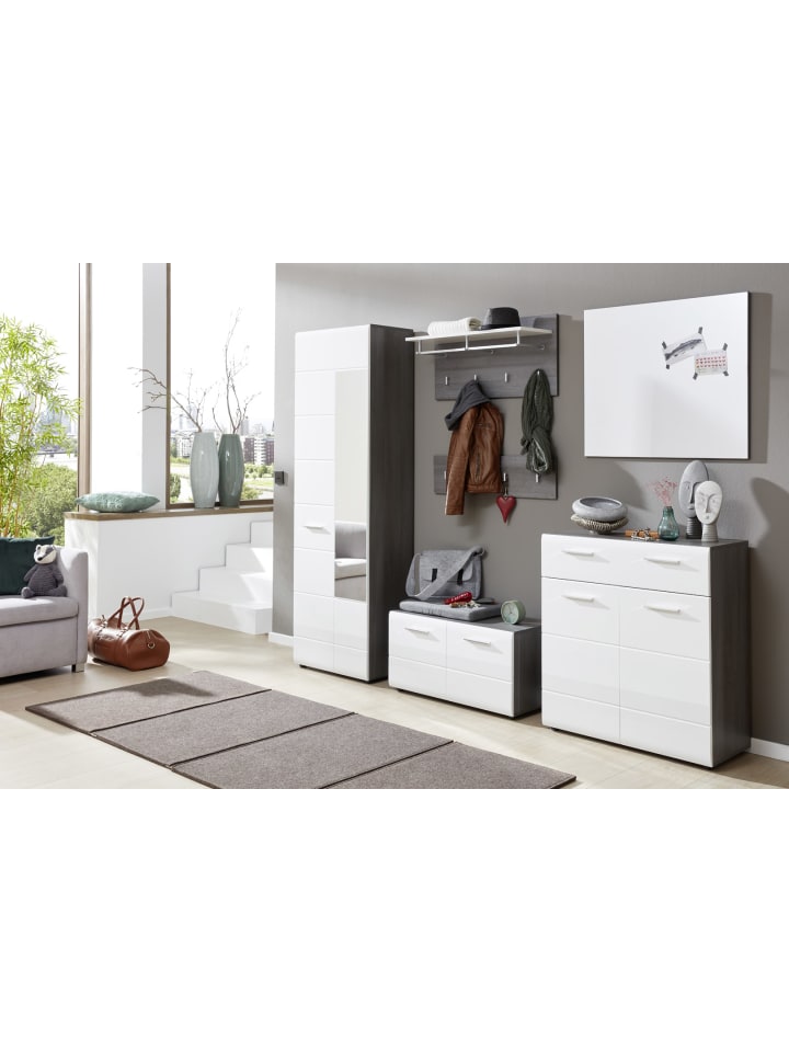 ebuy24 Garderobenmöbel-Set LineGD Silber 250 x 35 cm günstig kaufen onesize