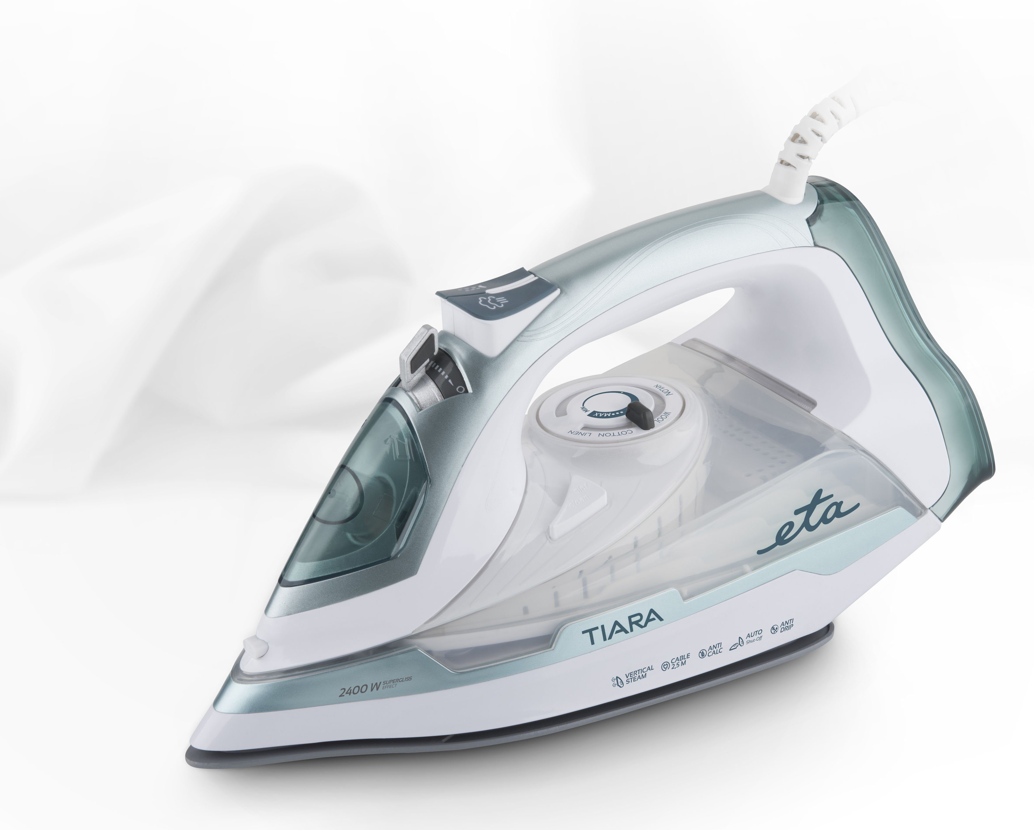 eta Dampfbügeleisen TIARA II ETA226990000, 2400 W, Dampfstoß 140 g/min