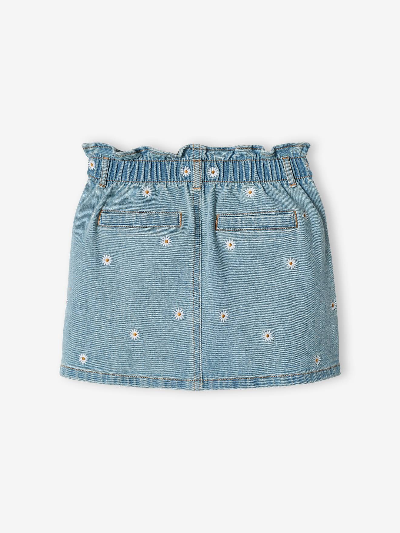 Vertbaudet Mädchen Jeansrock - double stone