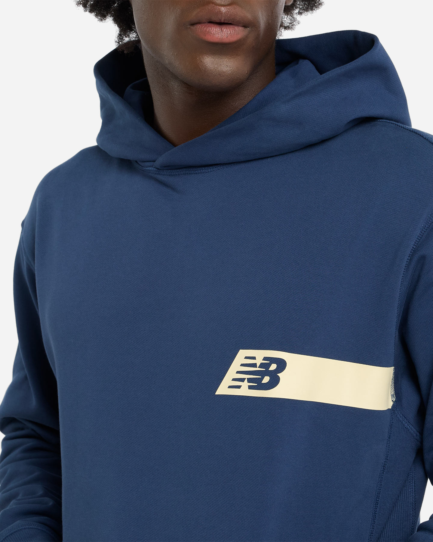 Felpa New Balance Relaxed Gfx Back Big Logo M MT43561NNY