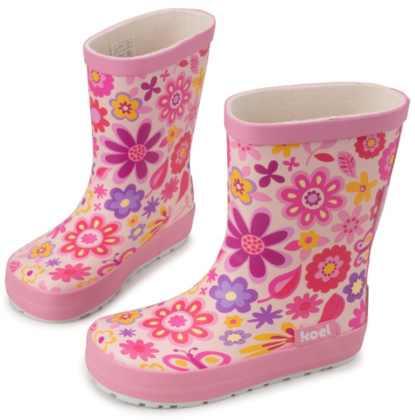 Koel ~ Gummistiefel ~ Blumen Pink