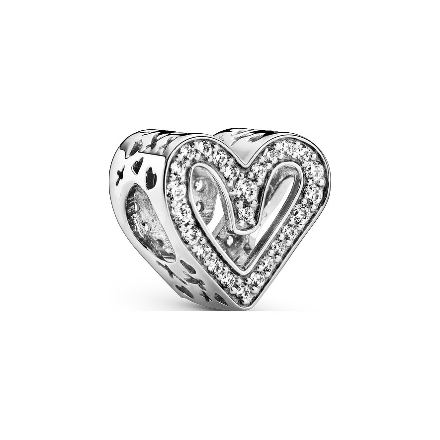 Pandora Charm Moments Funkelndes Freihand-Herz
