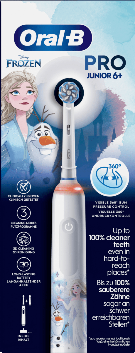 Elektrische Zahnbürste Kinder PRO Junior Frozen, ab 6 Jahren, 1 St