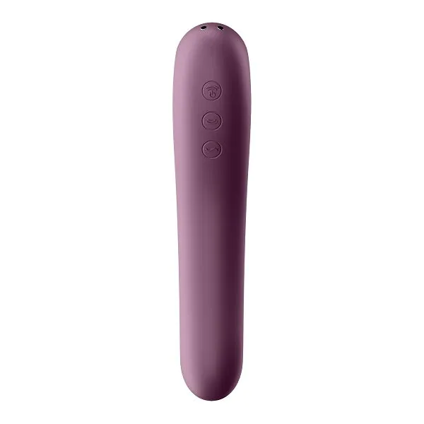 Satisfyer Dual Kiss Massager Vinrød Intimmassager