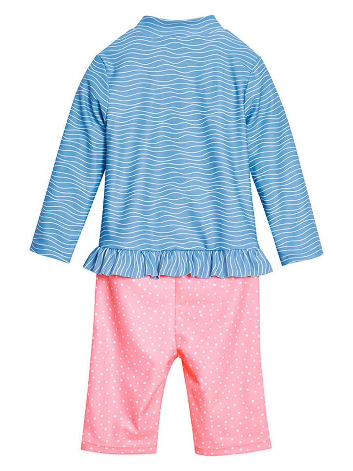 Playshoes Badeanzug in Hellblau/ Rosa günstig kaufen