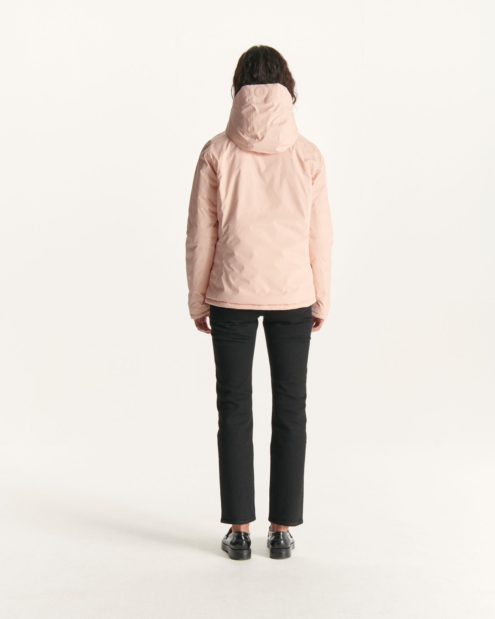 Doudoune réversible Rose pale/Aubergine Vienne