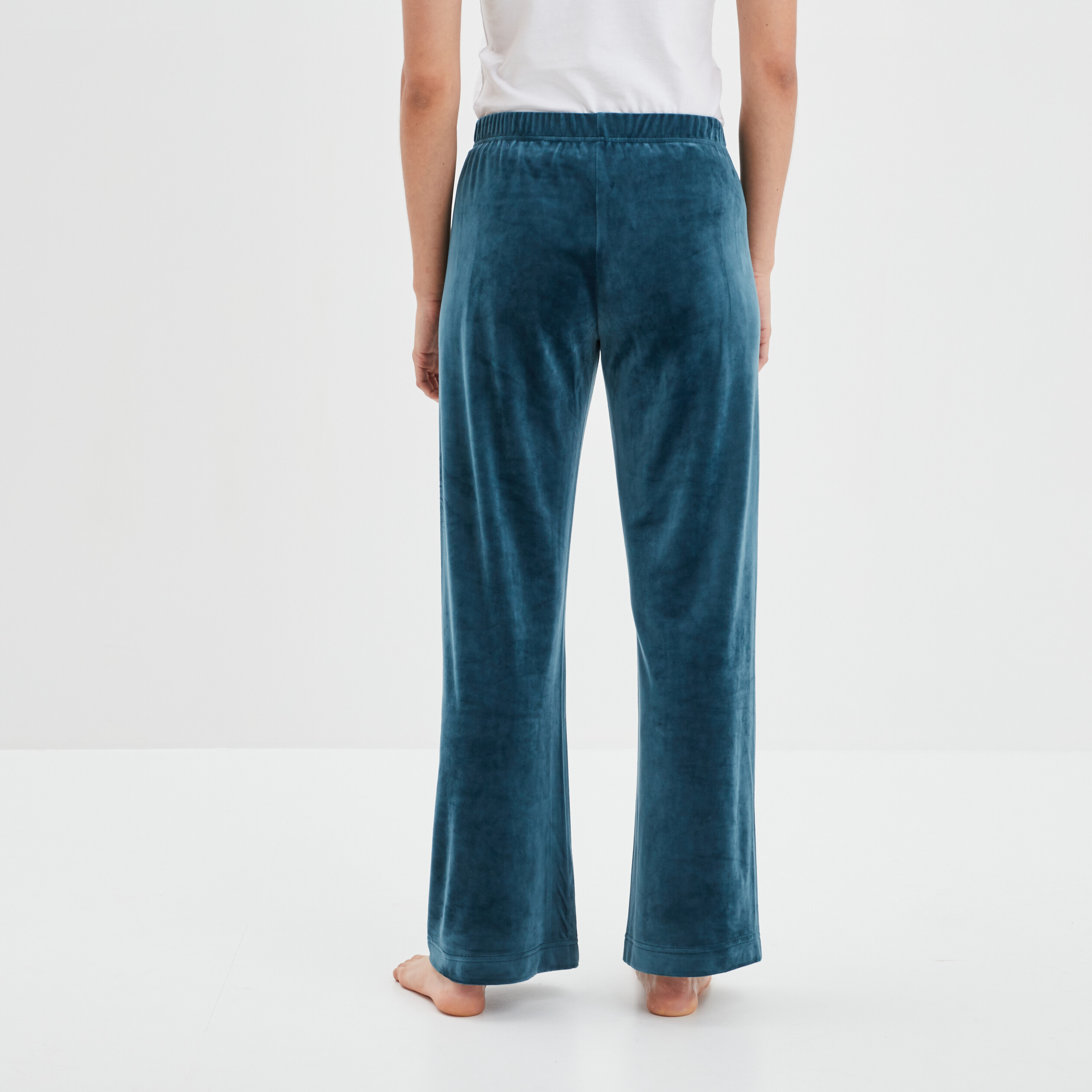 Pantalon de pyjama bleu canard femme | La Halle