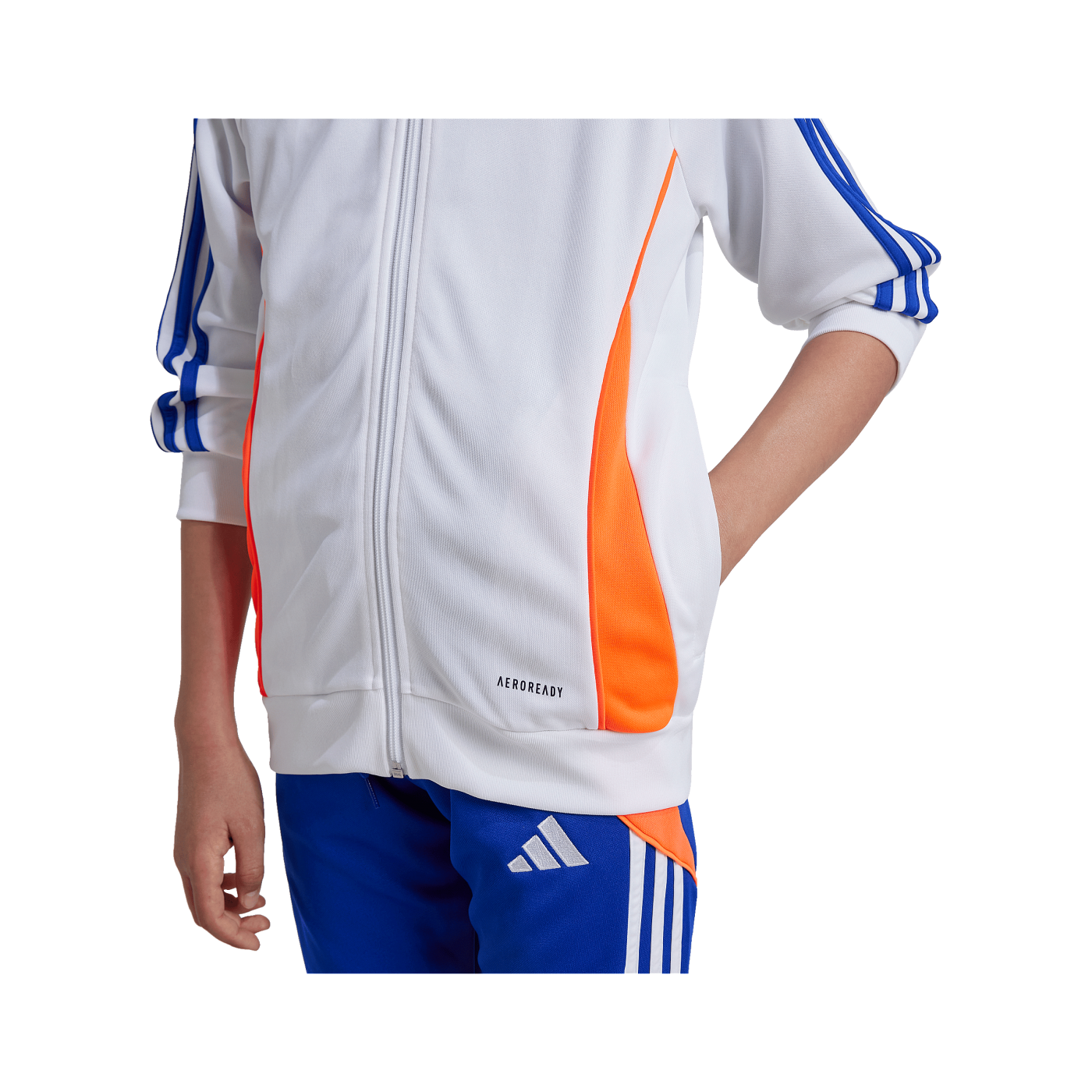 adidas Tiro 24 Trainingsjacke Kids Weiss