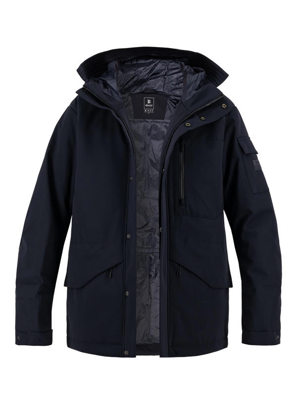 BOGGI MILANO, Funktionsjacke Block, Mikrofaser PRIMALOFT®, navy
