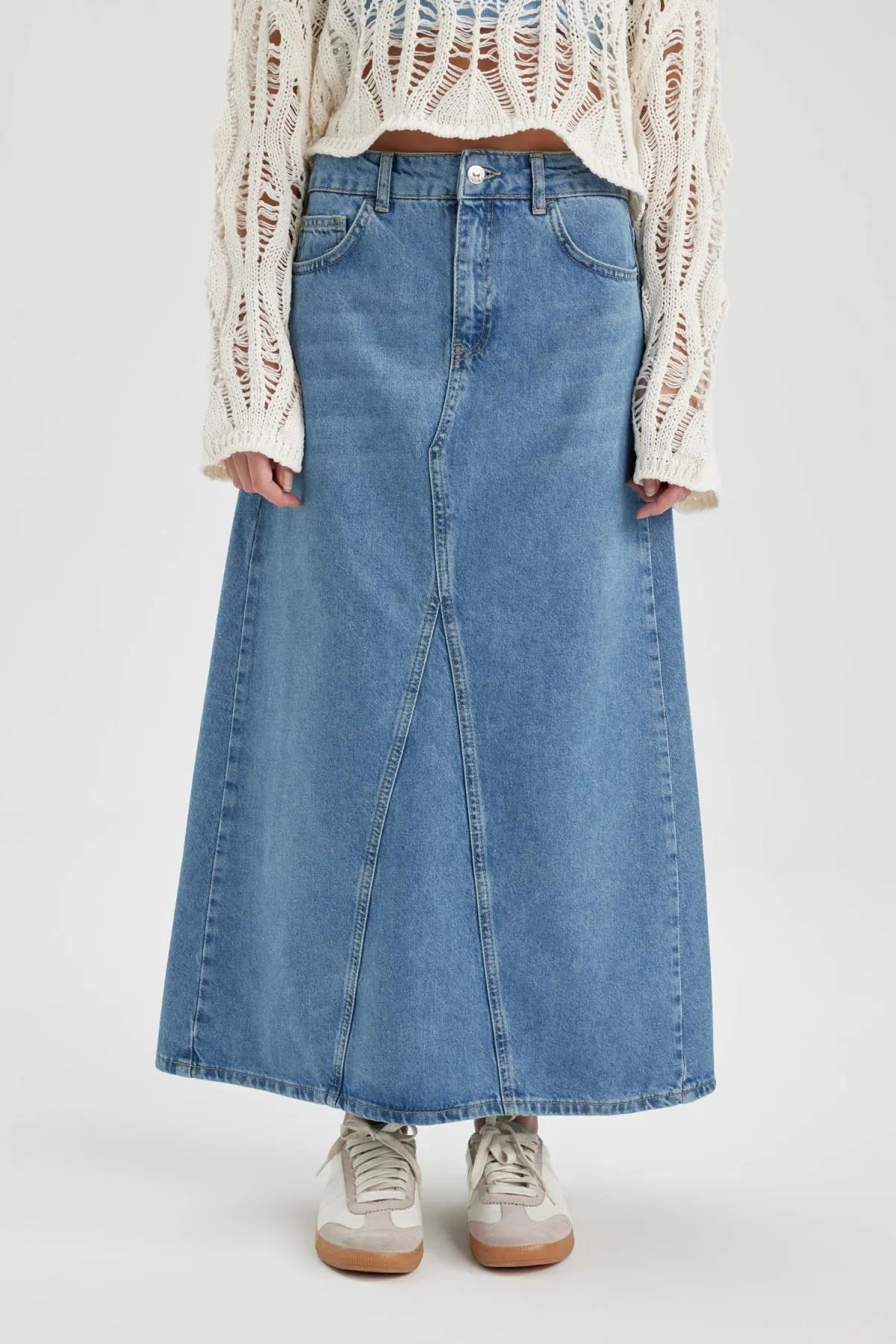 DeFacto  Langer Jeansrock mit langer Passform B8296ax24sp