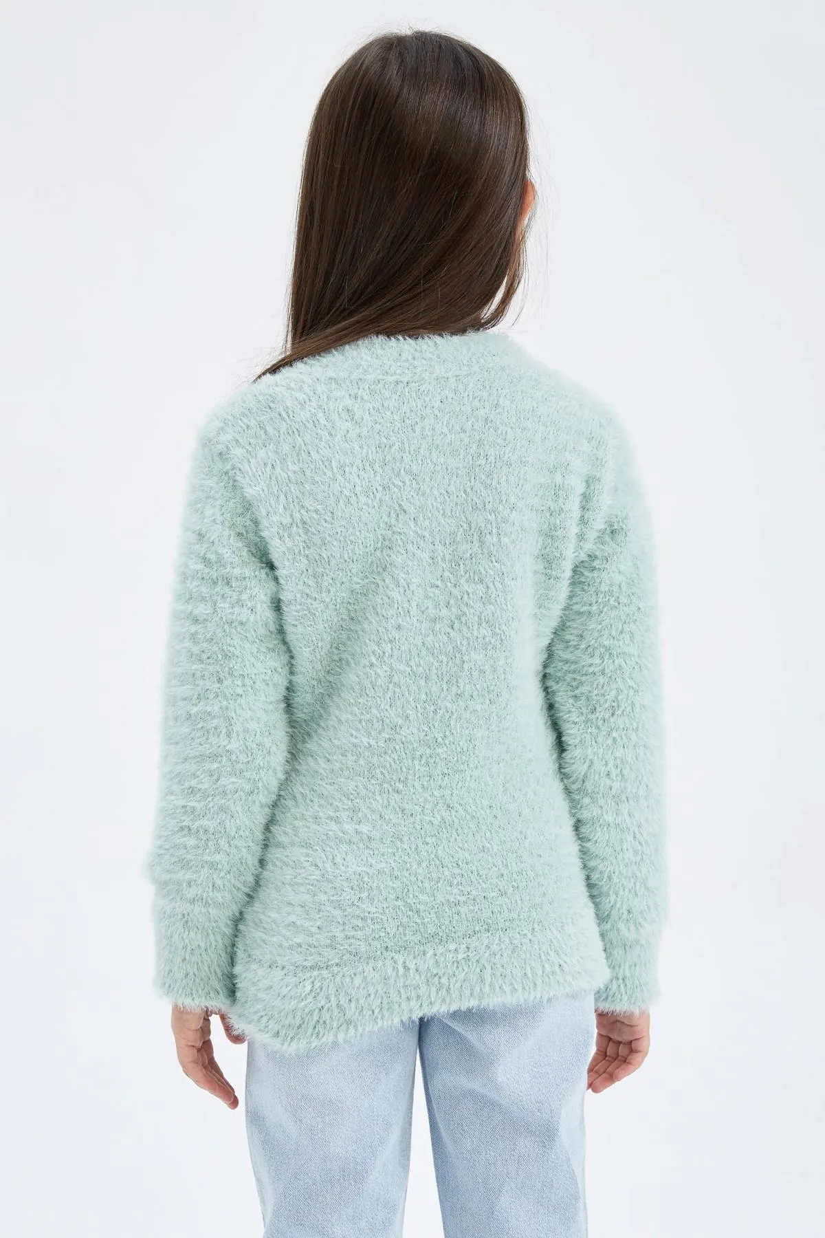 DeFacto  Weicher Mädchenpullover mit Rundhalsausschnitt