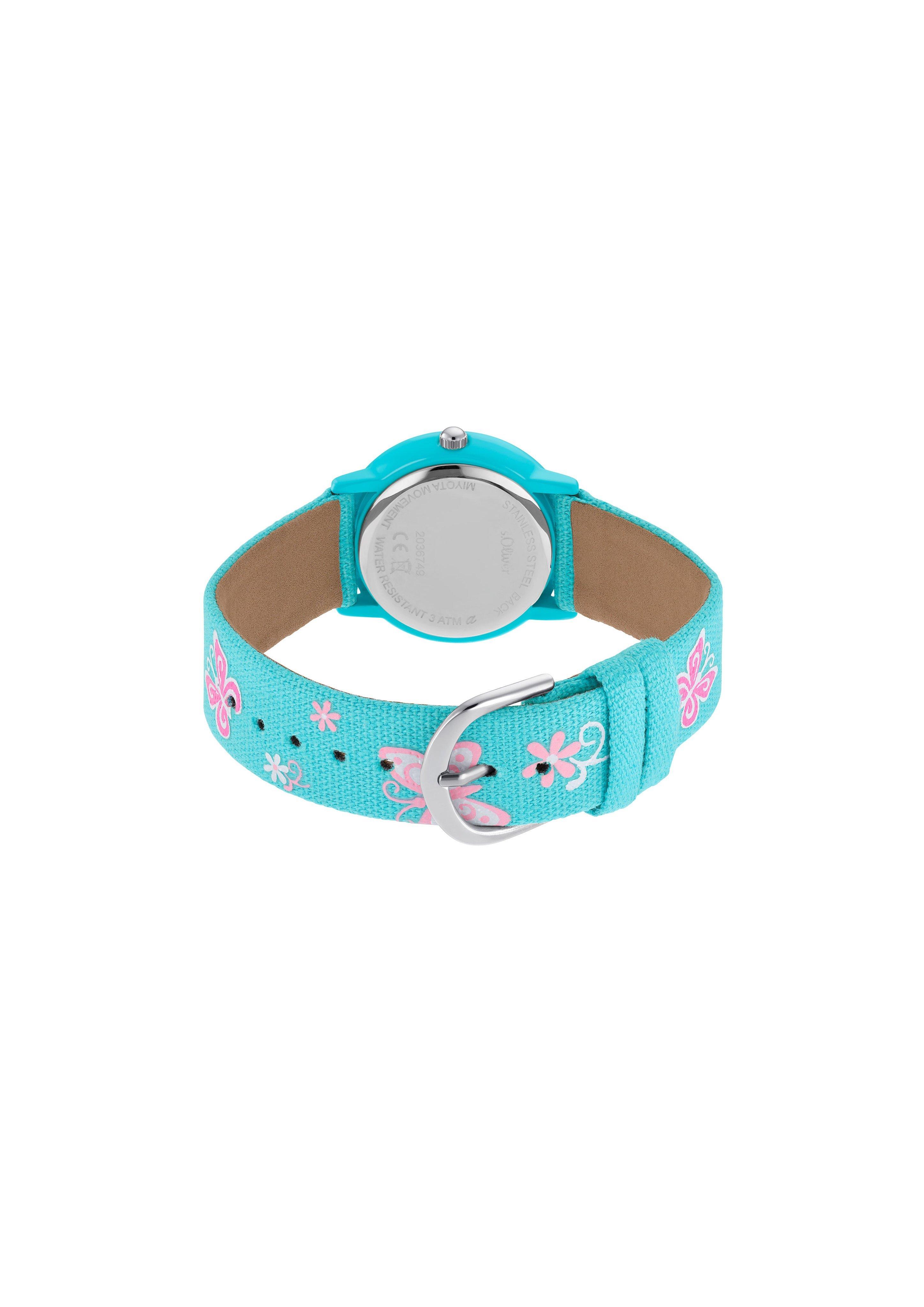 Armbanduhr mit Textilband  6008992-55A0