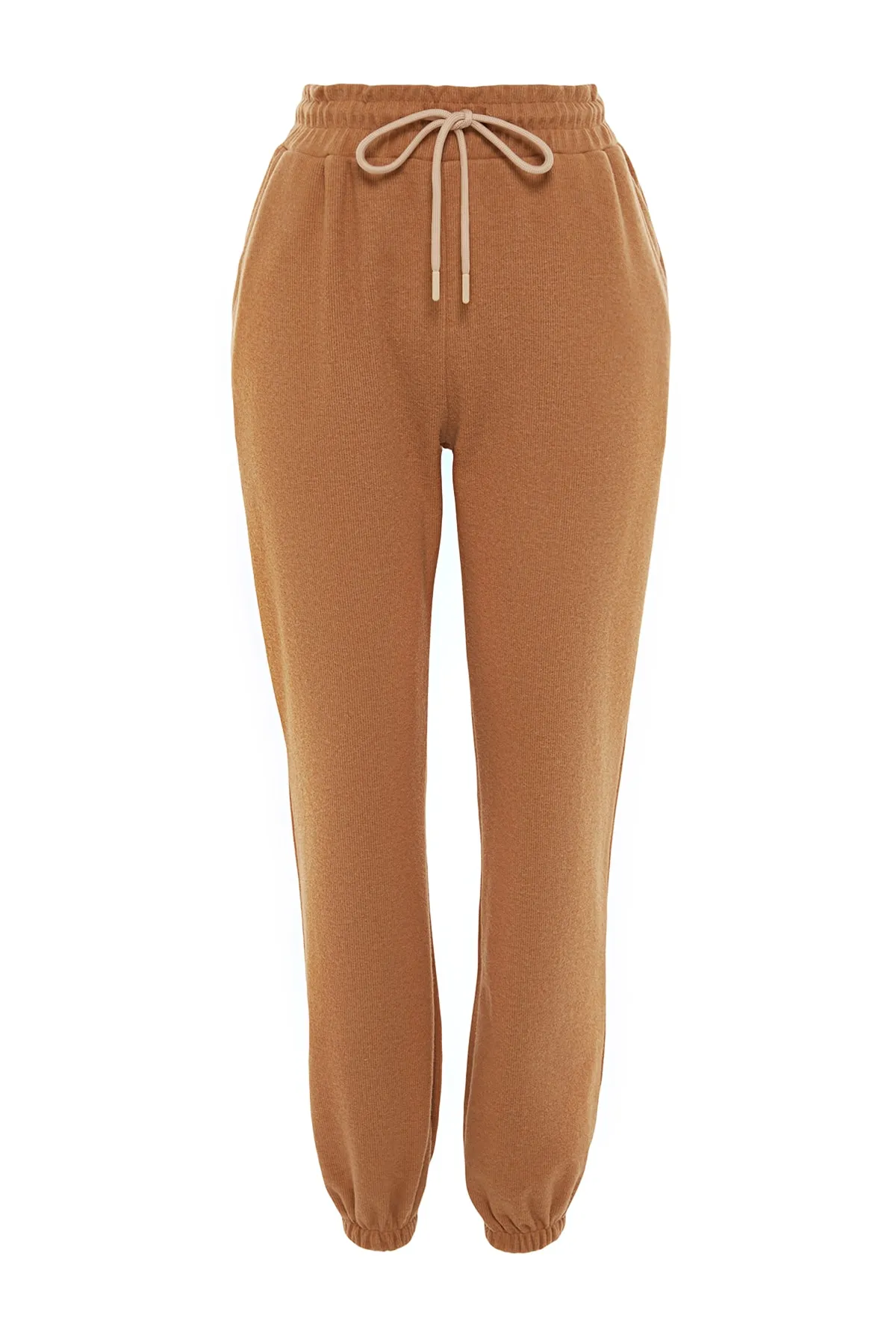 Trendyol Collection  Camel Thessaloniki Bequeme Sport-Jogginghose mit Formtasche TWOAW21EA0168