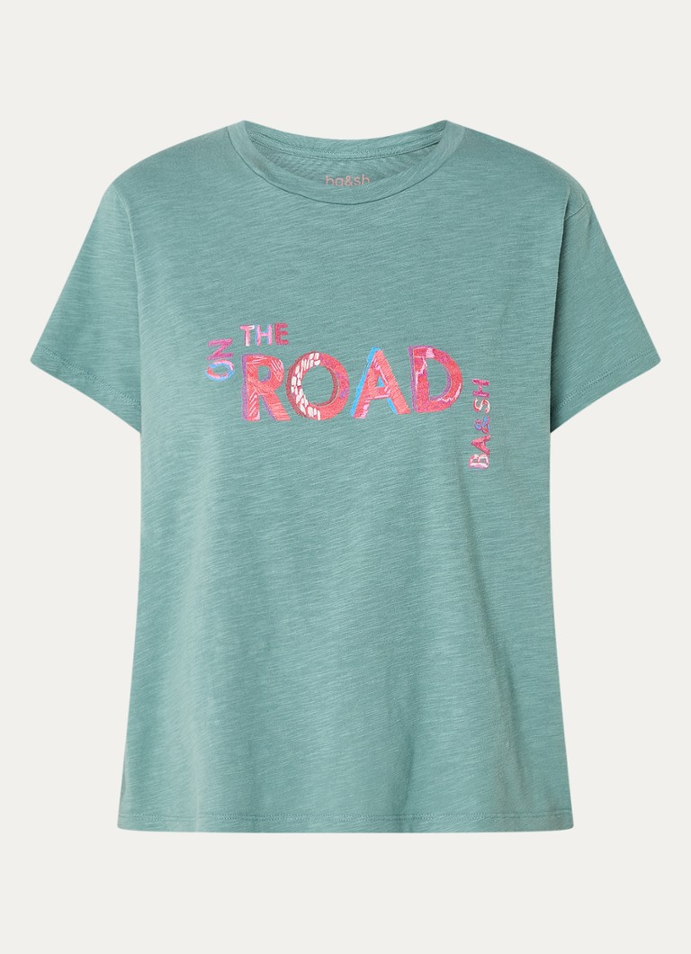 ba&sh Mita T-shirt with print and round neck