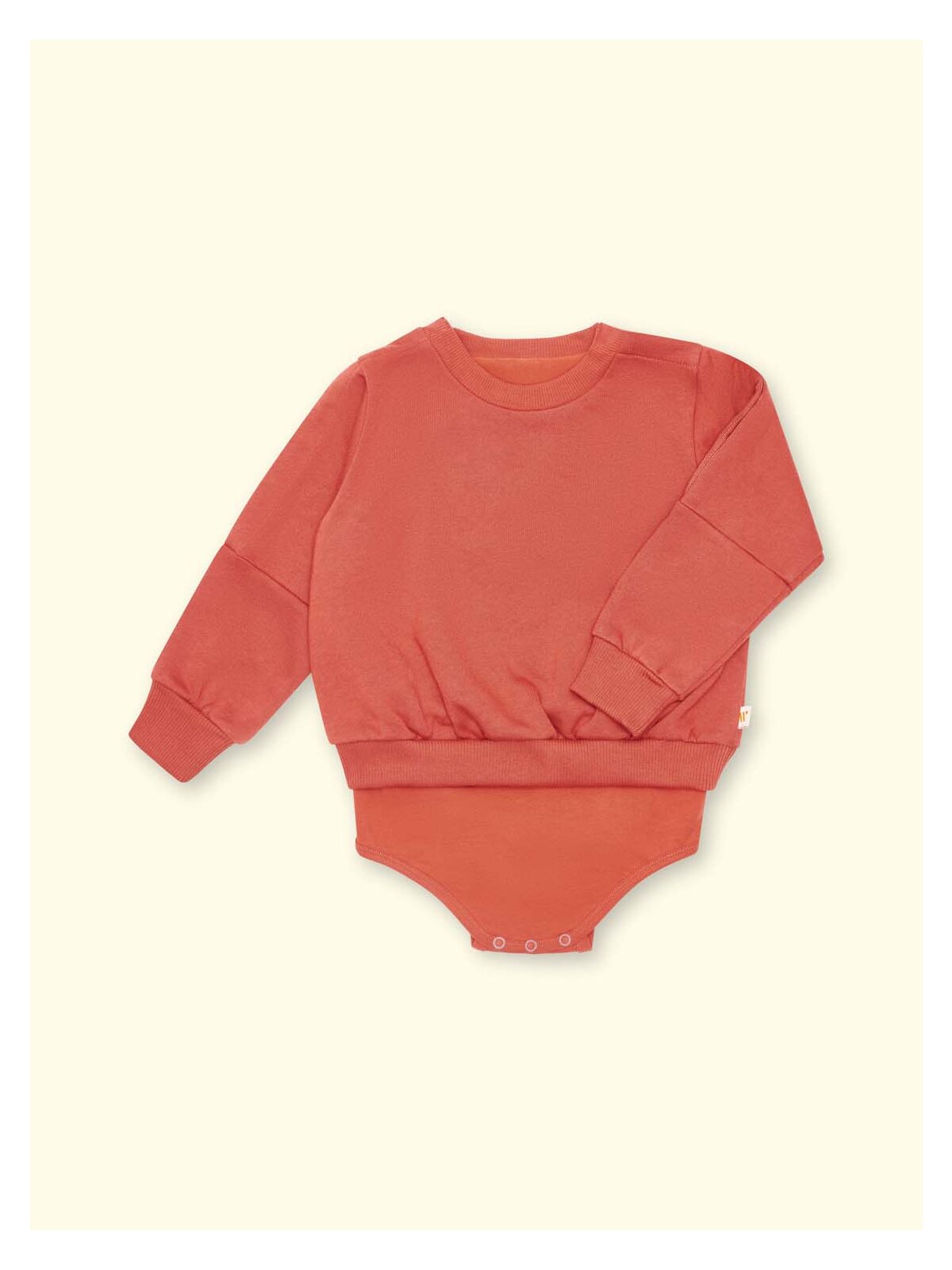 Wombly Pippa 2.0 Sweatshirtbody ziegelrot
