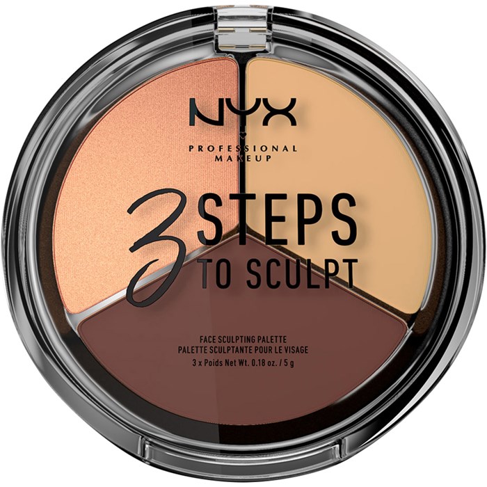 3 Step To Sculpt Face Sculpting Palette