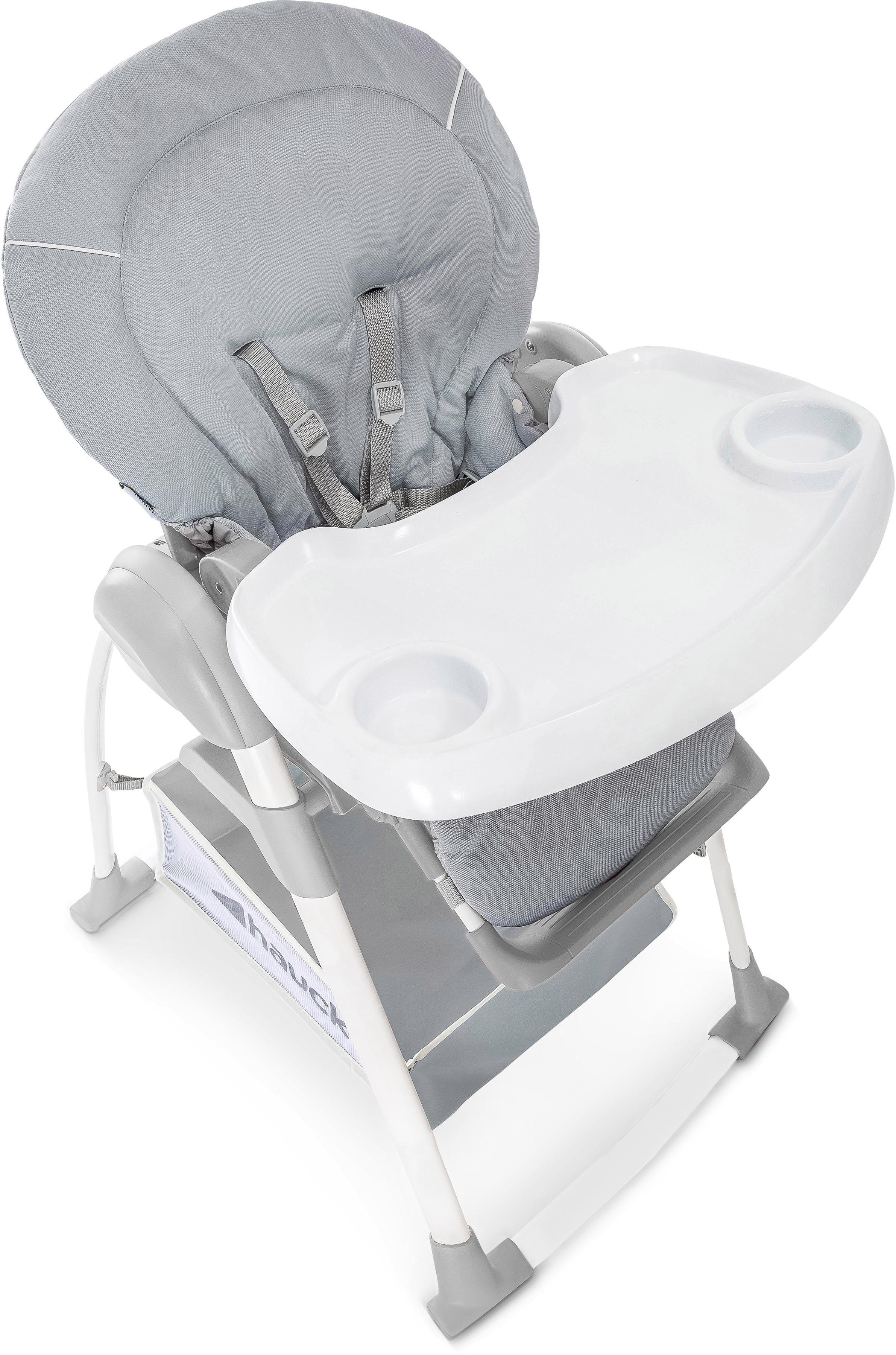 Hauck Hochstuhl Sit N Relax 3in1, stretch grey, mit 2 Aufsätzen