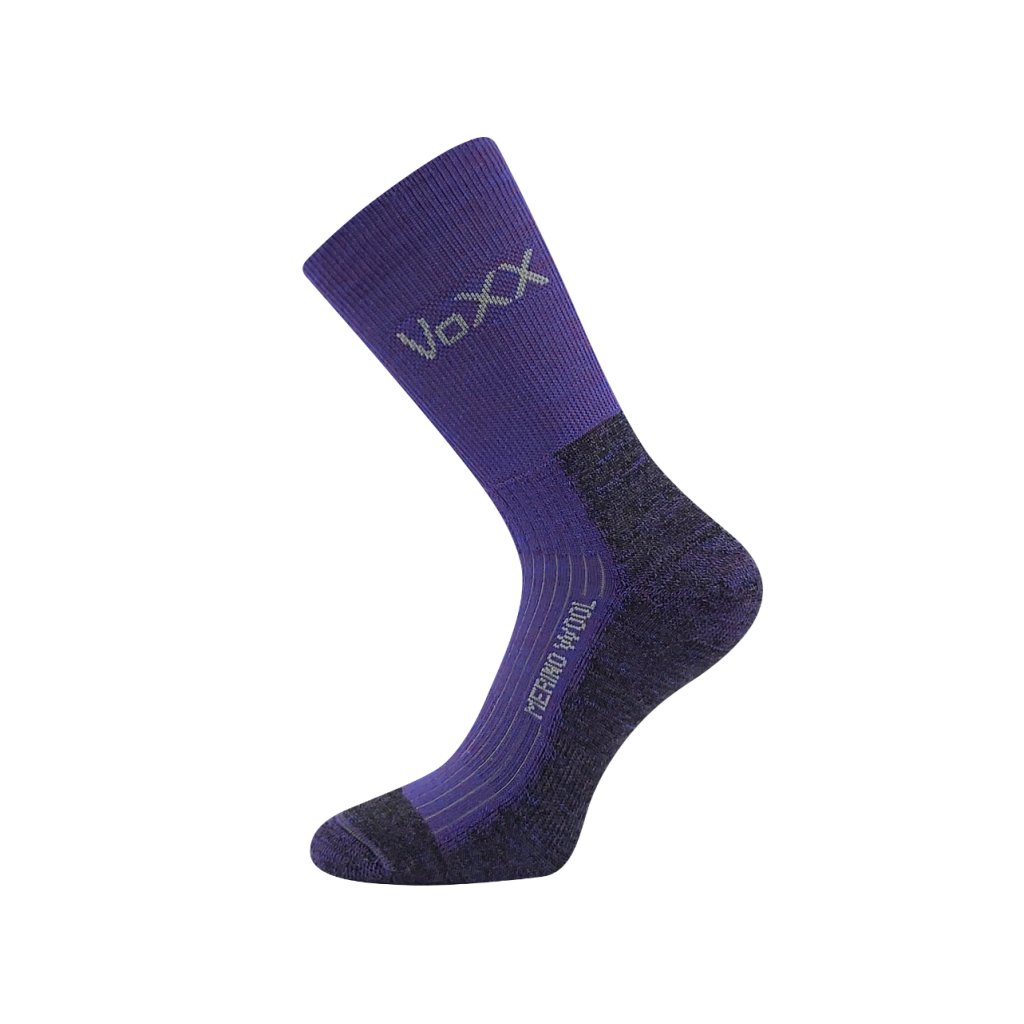 Voxx Merino Voyage Lila Socken aus Merinowolle