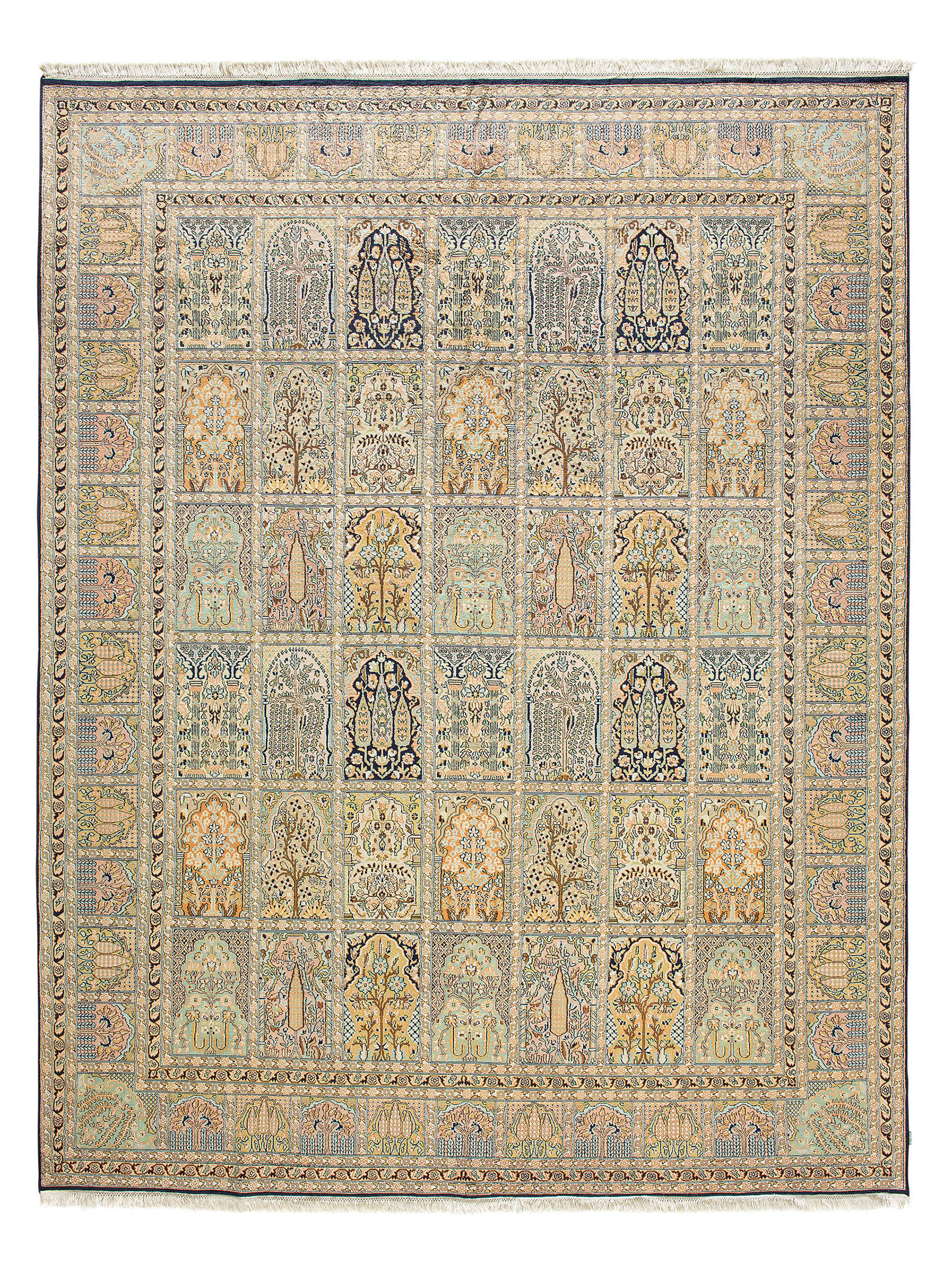 Kaschmir Seide 18/18 ca. 243 x 312 cm, Unikat / Einzelstück