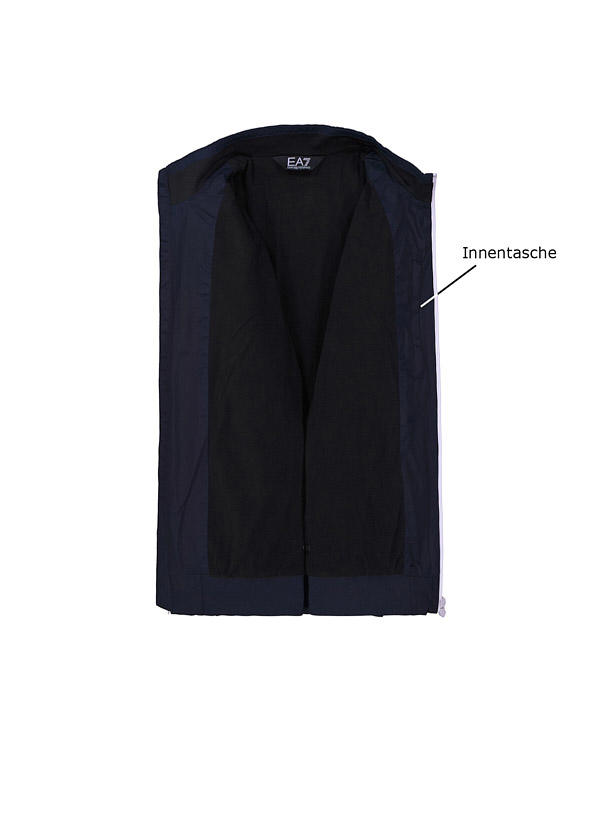 EA7, Blouson, Mikrofaser Fleecefutter, navy