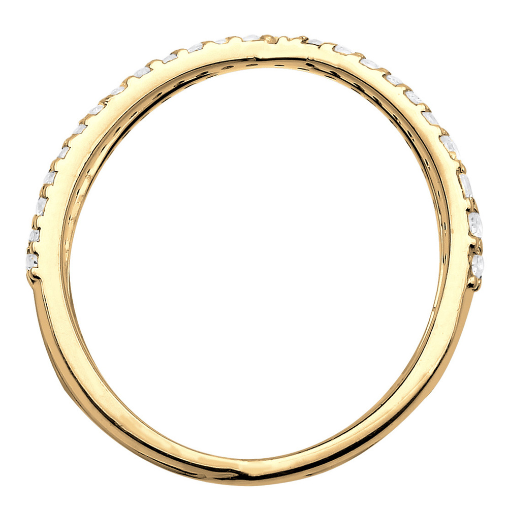 Elli Elli Bague Femmes Enroulement X avec Cristaux de Zirconium en Argent Sterling 925 Bague