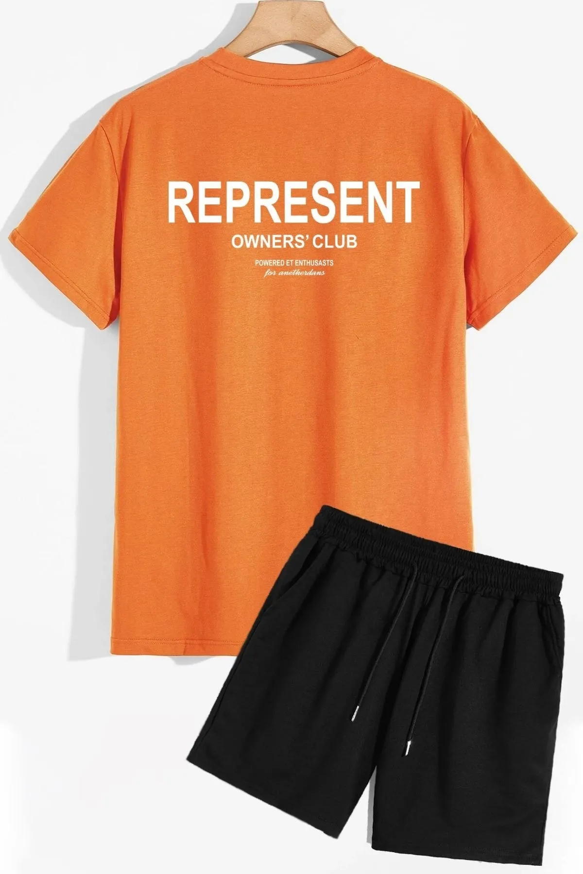 trendypassion  Represent Shorts-T-Shirt-Trainingsanzug-Set
