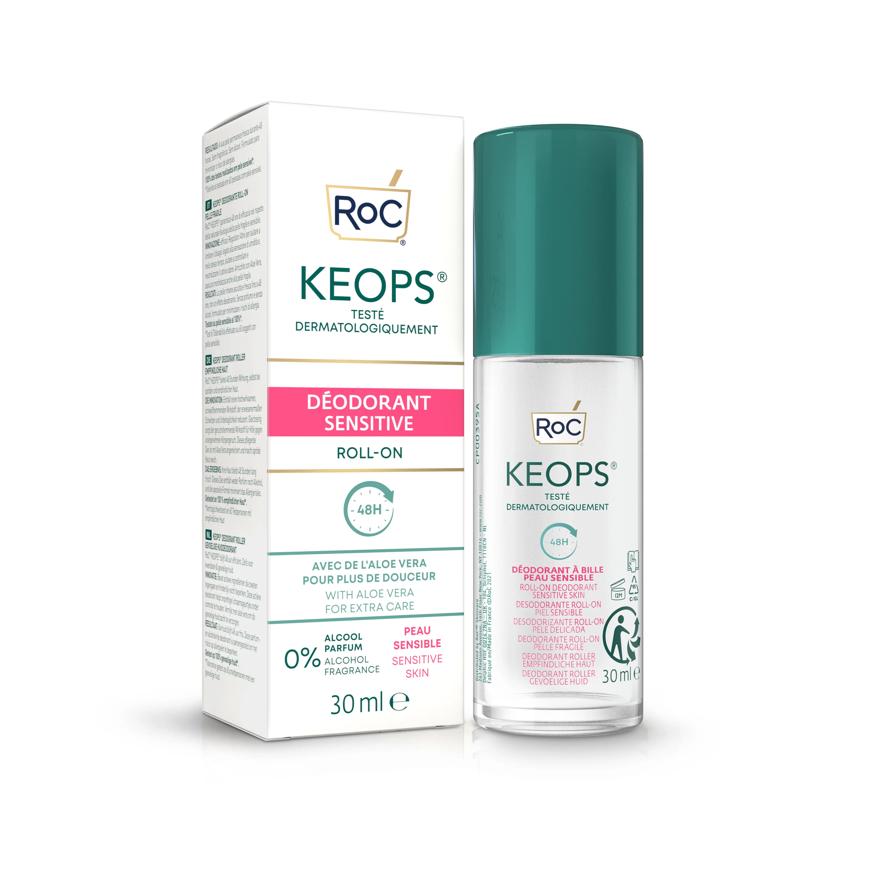 Deodorant roll-on Keops 48H Sensitive - Deodorant roll-on