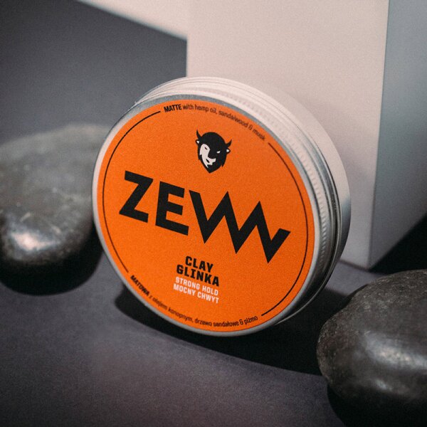ZEW for men Clay Hemp Oil - Matt - Strong Hold Haarwachs