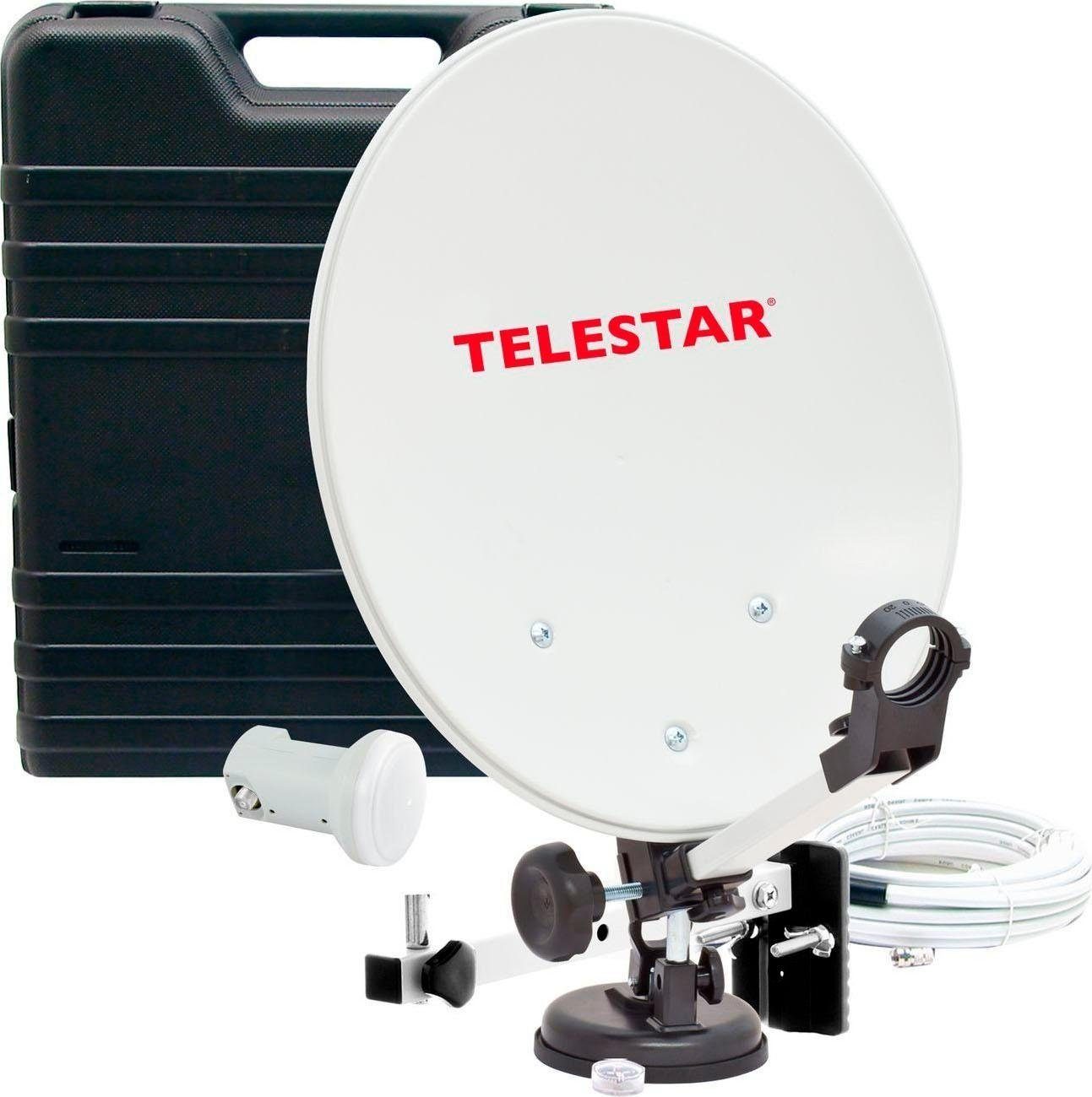 TELESTAR Camping Sat-Anlage im Koffer Camping Sat-Anlage (DVB-S, für Außenbereich)
