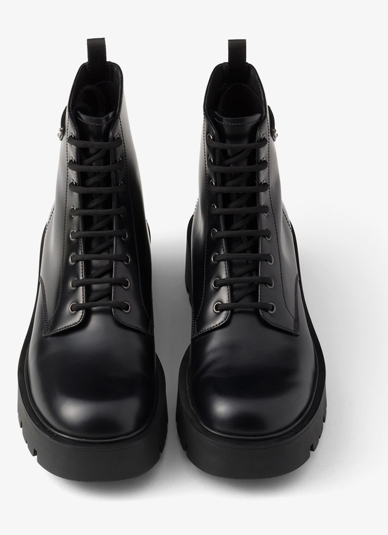 Prada  Veterboot van leer