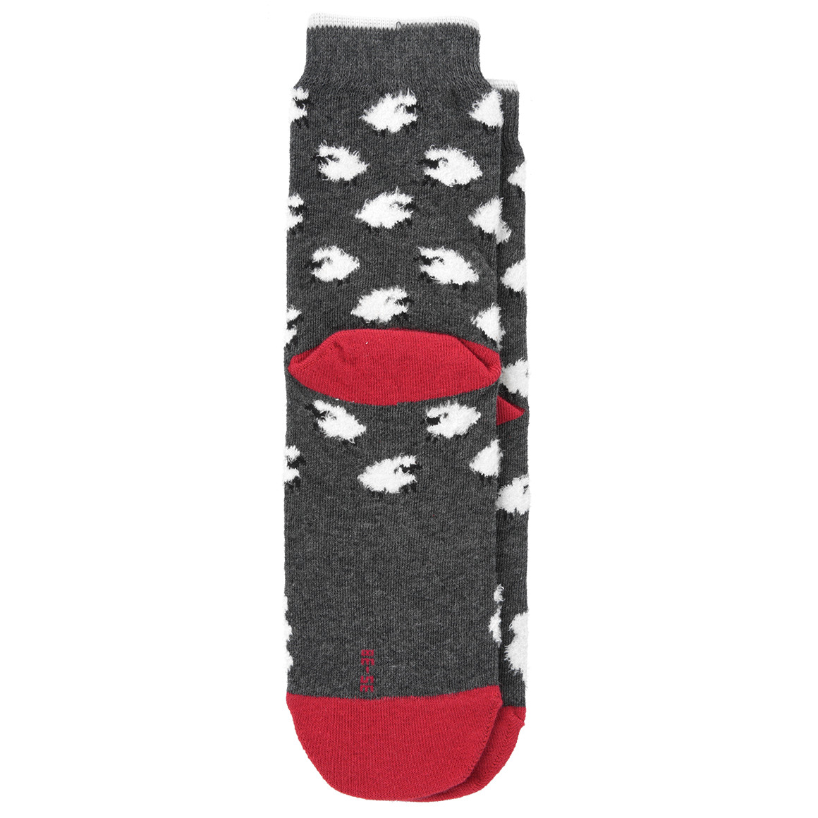 1 Paar Damen Socken mit Schaf-Motiv