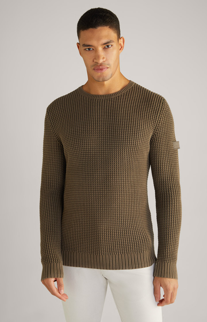 Strickpullover Hadriano in Oliv