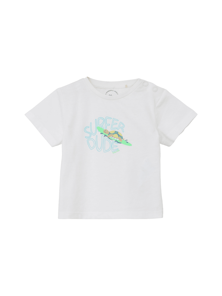 s.Oliver T-Shirt kurzarm in Weiß günstig kaufen