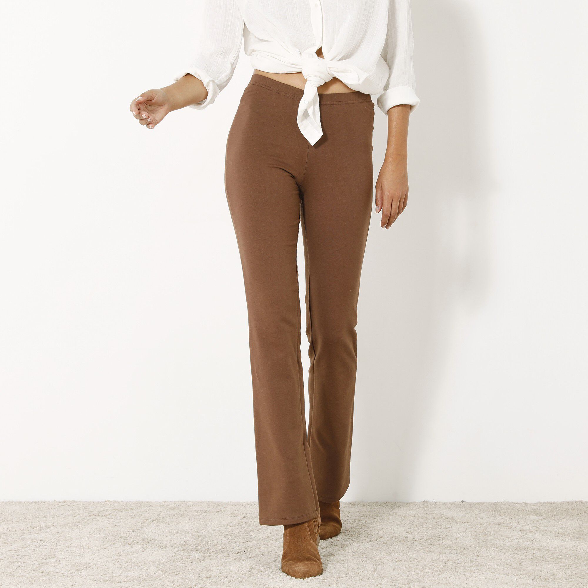 Legging bootcut, molleton chaud