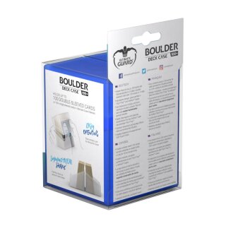 Ultimate Guard Boulder Deck Case 100+ Standard Size Sapphire