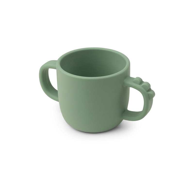 Tasse à anses Peekaboo crocrodile vert Done By Deer